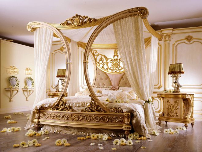 Мебель в стиле барокко для спальни, гостиной и детской