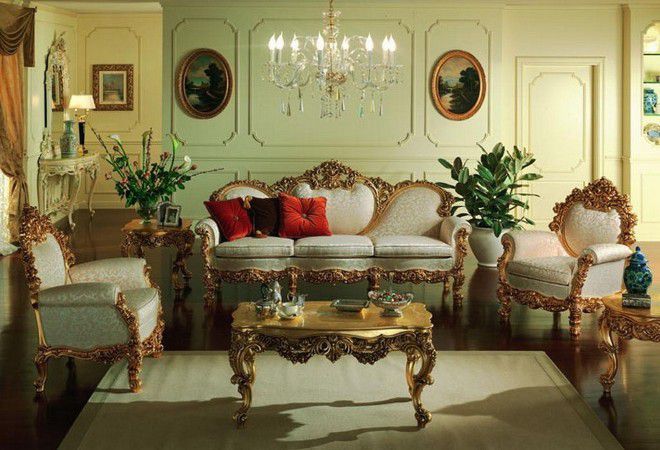 Стиль барокко в интерьере - мебель