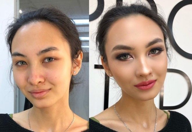 Эффектные женщины с макияжем привлекают внимание мужчин