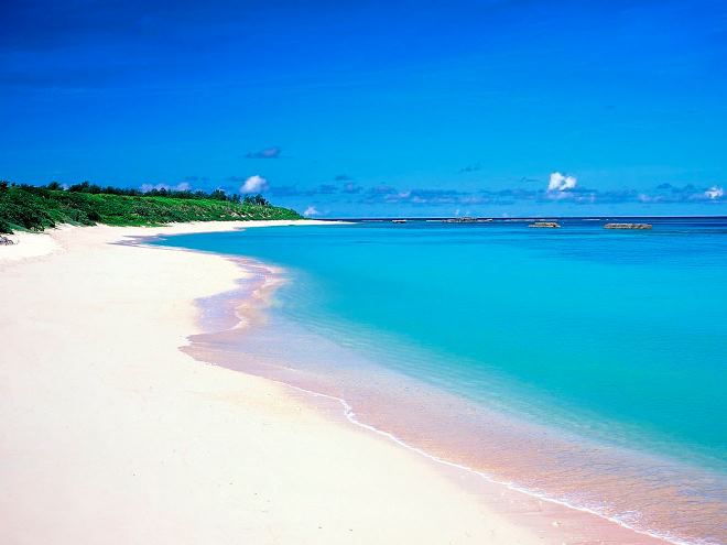 пляжи на островах Окинава
