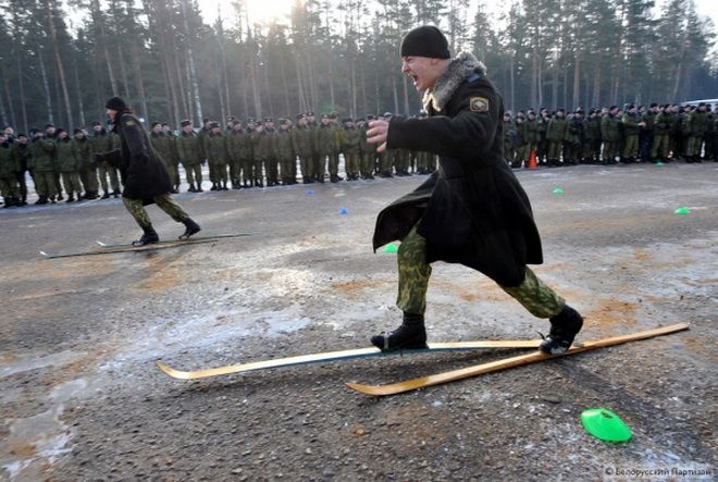 Суровая белорусская армия