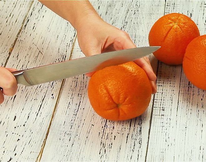 идеальный способ чистки апельсина