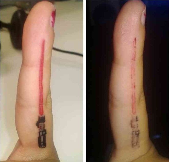 Татуировка на пальце 5 лет спустя