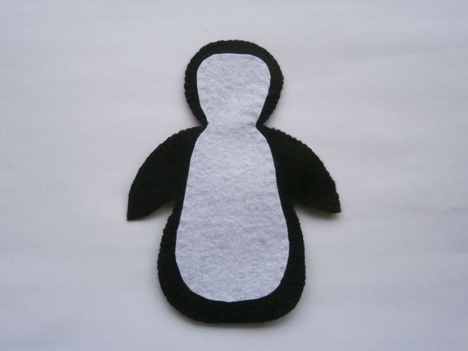 Пингвин из фетра12