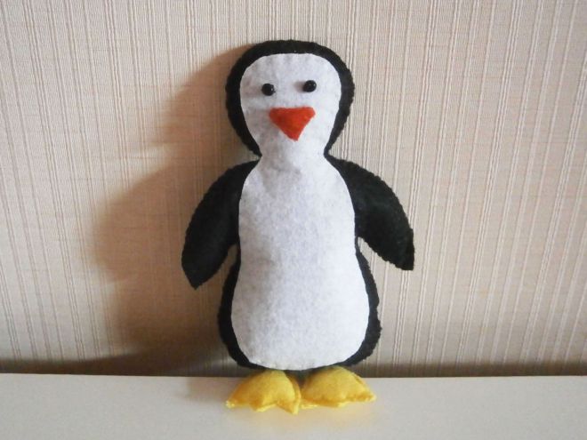 Пингвин из фетра18