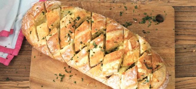Чесночный хлеб в духовке - рецепт