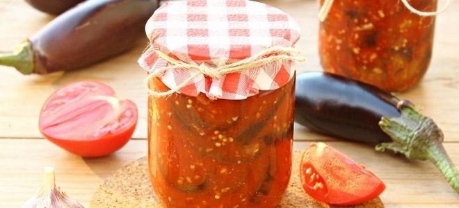 фото14 баклажаны на зиму в томатной заливке