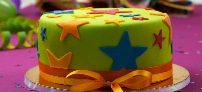 как украсить детский торт