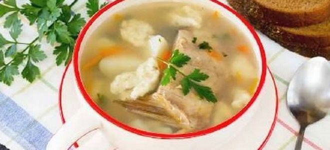 рыбный суп с клецками рецепт