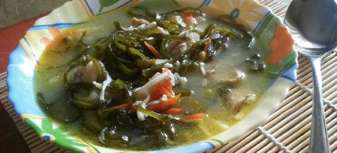 Суп дальневосточный с морской капустой - рецепт