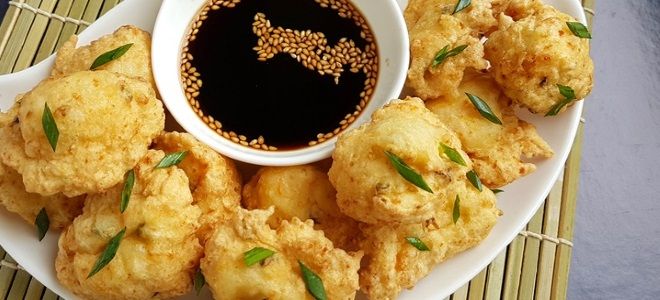 темпура из кальмара по корейски рецепт