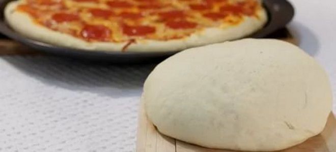 Тесто для пиццы на кефире в хлебопечке