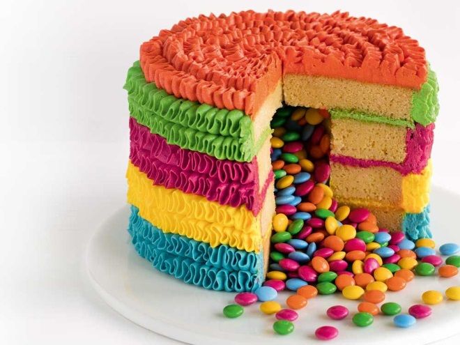 украшение торта на день рождения