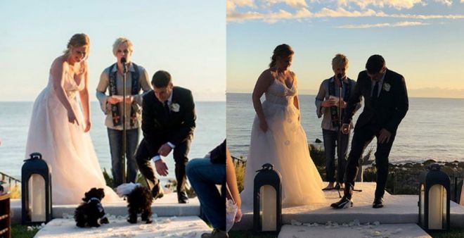 Фото со свадебной церемонии