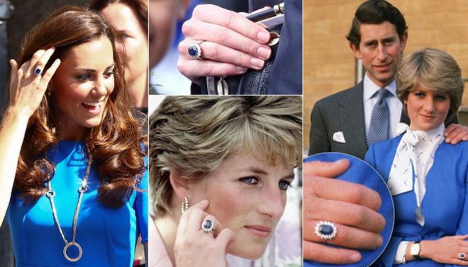 Принц Уильям подарил невесте кольцо своей мамы с сапфиром