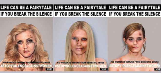 Звезды в кампании «Никто не застрахован от домашнего насилия»