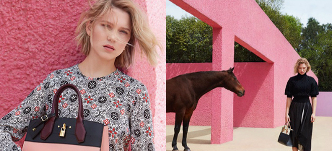 Леа Сейду снялись в рекламе Louis Vuitton с лошадью