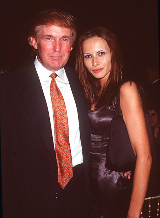Дональд Трамп и Мелания Кнавс в конце 90-х годов