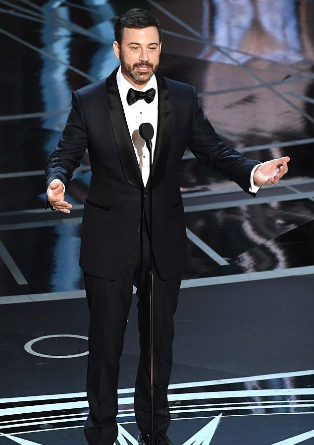 Киммел во время 89-й церемонии вручения премии "Оскар"