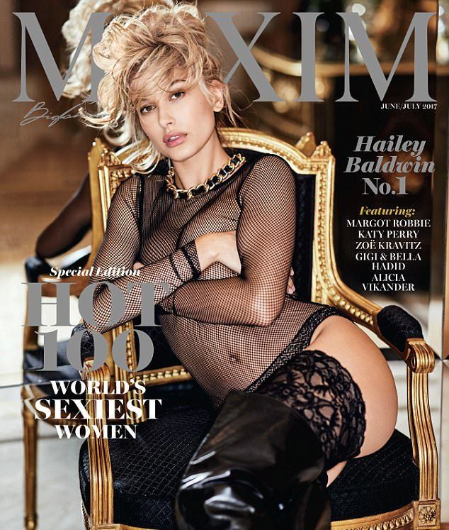 Maxim назвал американскую модель Хейли Болдуин самой сексуальной женщиной