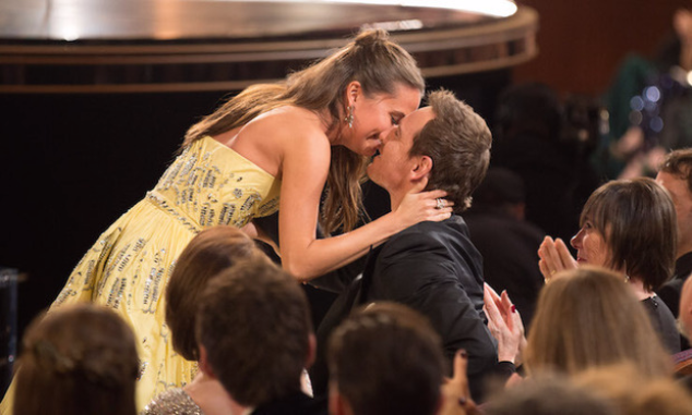 Майкл Фассбендер и Алисия Викандер на церемонии "Оскар-2016"