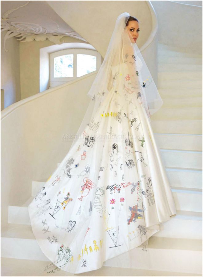 Свадебное платье Анджелины Джоли