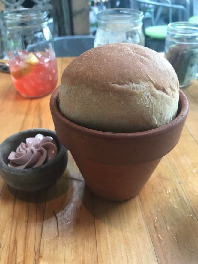Хлеб в горшочке