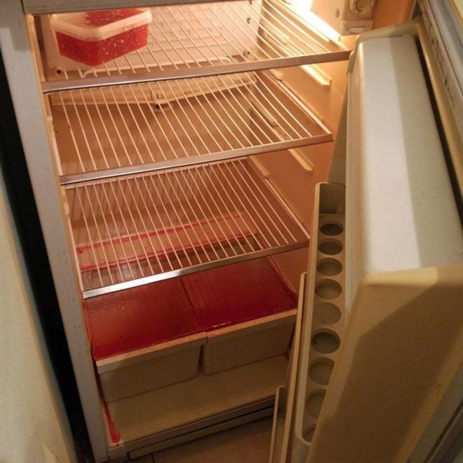 Холодильник с икрой