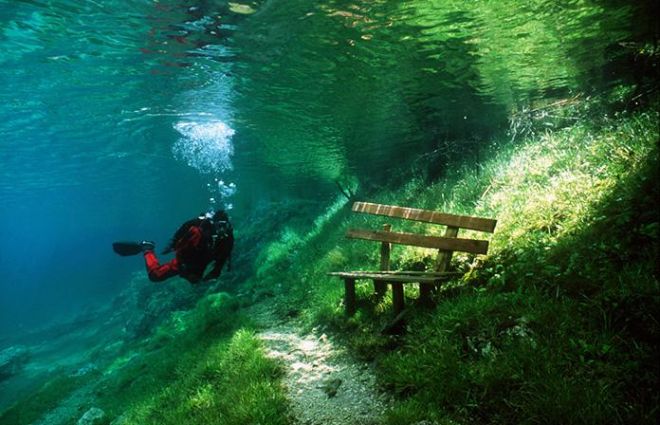 Парк под водой