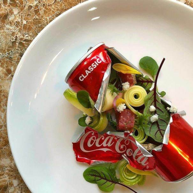 Салат в Coca-Cola