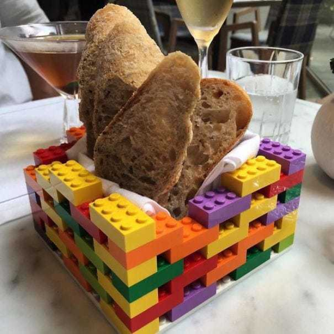 Тарелка с хлебом