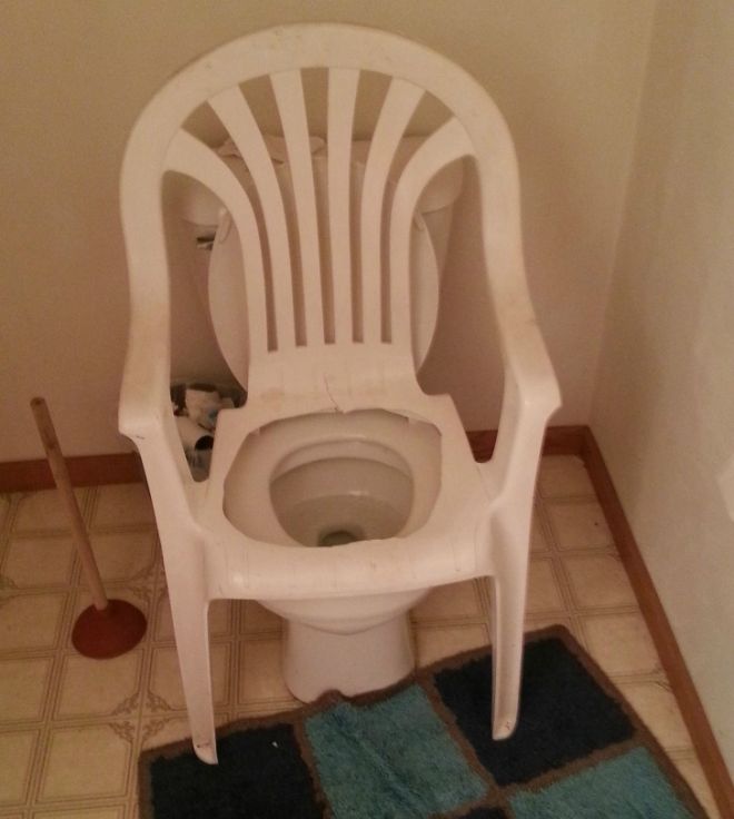 Туалет со стулом
