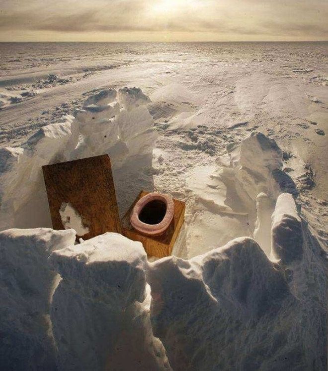 Туалет во льдах