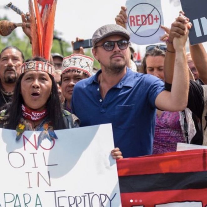 Леонардо Ди Каприо принял участие в «Климатическом марше»