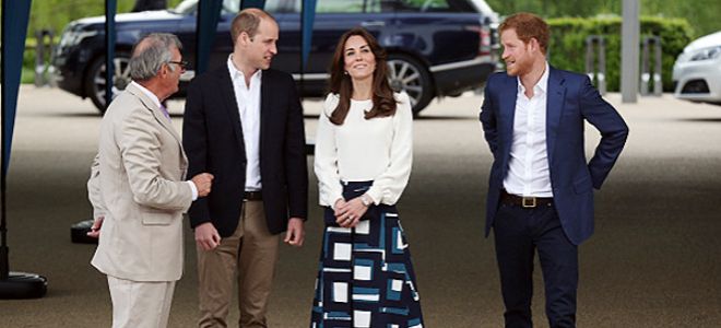 Кейт Миддлтон, принцы Уильям и Гарри посетили Олимпийский парк