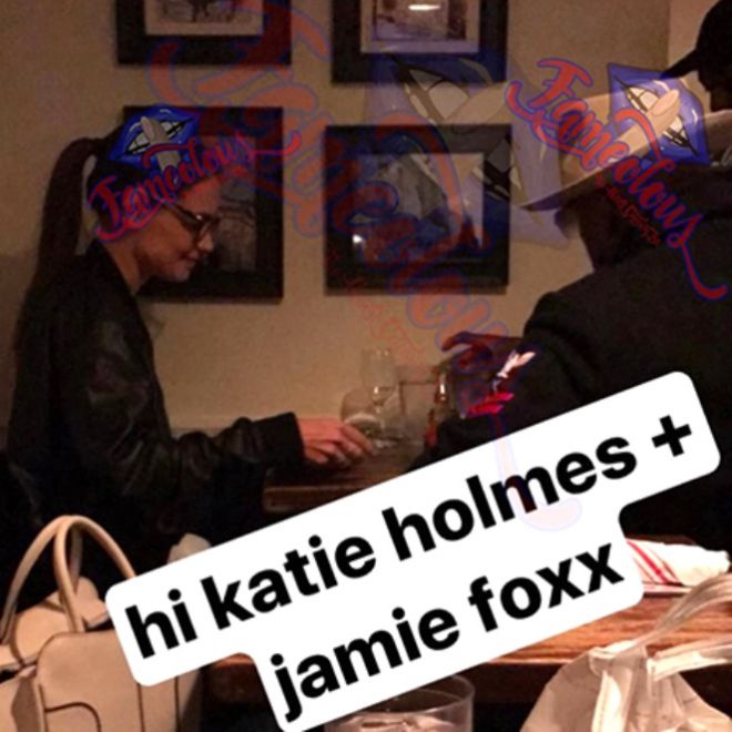 Кэти Холмс и Джейми Фокс на свидании в Нью-Йорке