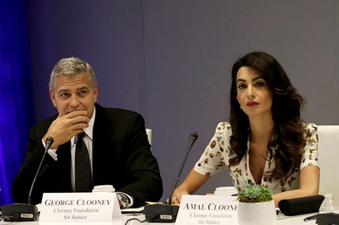 Джордж и Амаль Клуни организовали благотворительный фонд