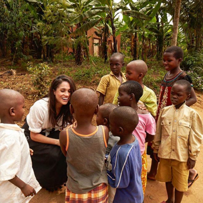 Меган Маркл в Руанде с благотворительной миссией