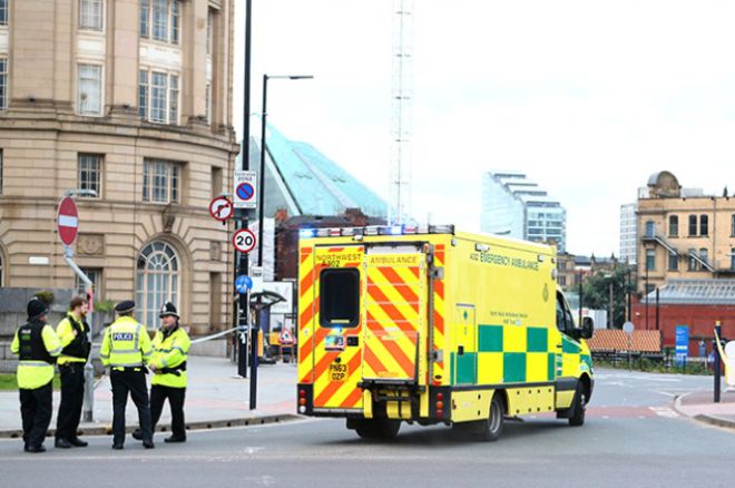 Полиция на месте теракта в Манчестере
