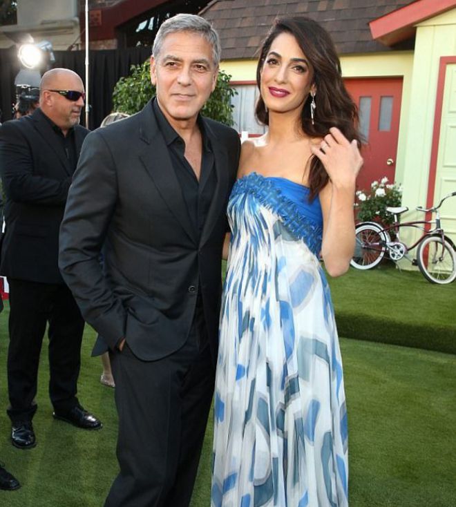 Чета Клуни на премьере «Субурбикона»