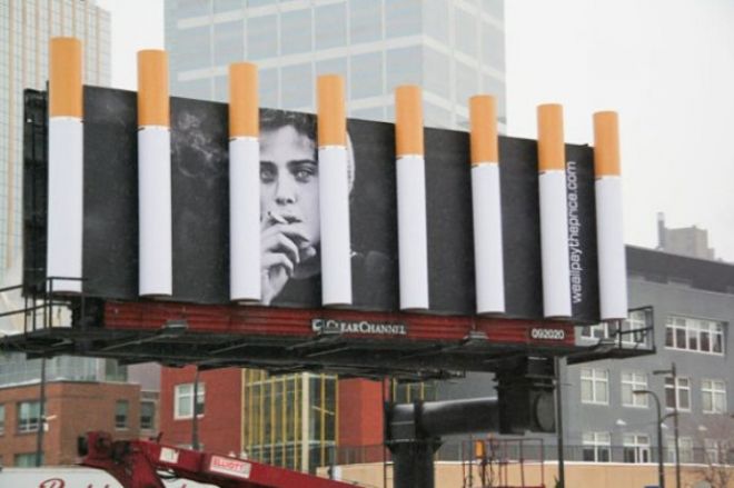 А это реклама табачных изделий