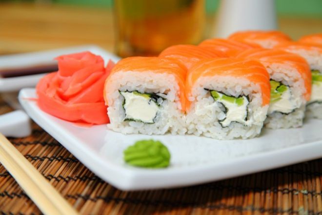 Имбирь и васаби – это гарнир к суши