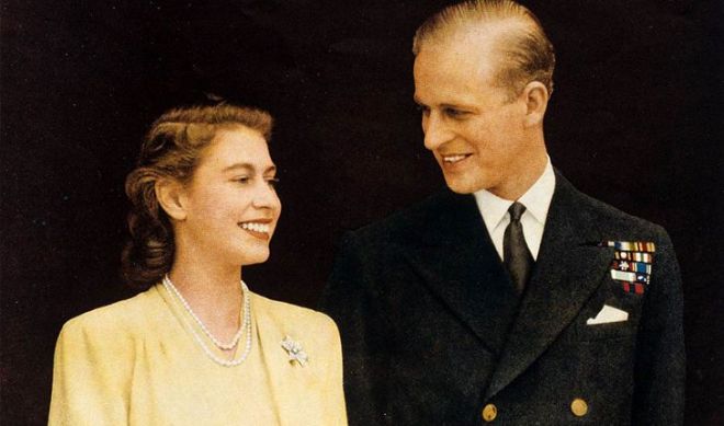 7 Королева Елизавета II и принц Филипп