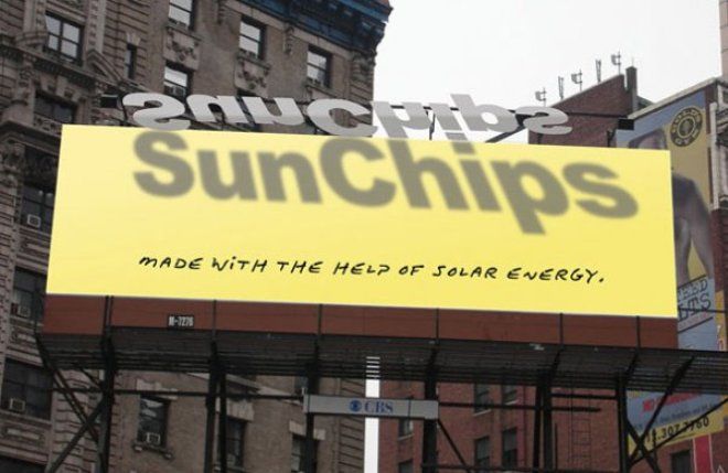 Компания SunChips производит чипсы при помощи солнечной энергии