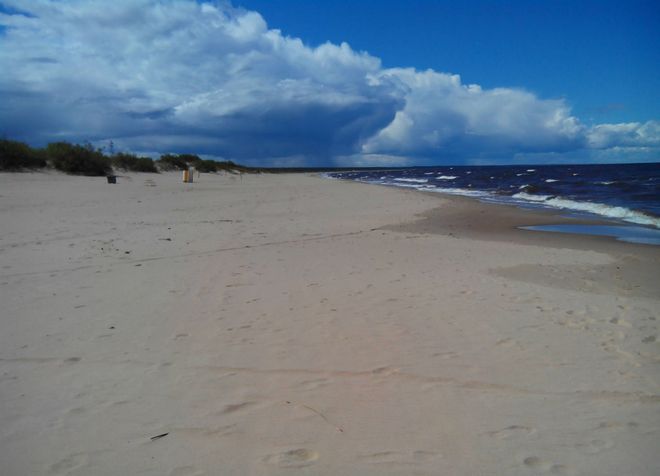 Даугавгрива - экологически чистый пляж