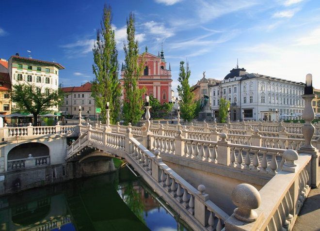 Тройной мост в Любляне