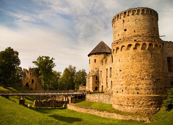 Венденский замок, который прекрасно сохранился до наших дней