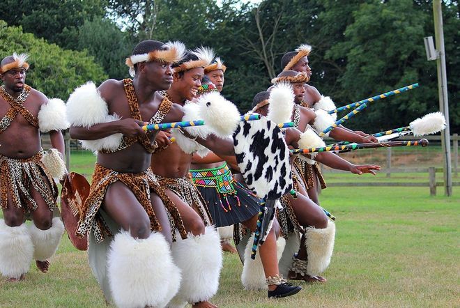 Ритуальный танец племени Зулу, Зимбабве