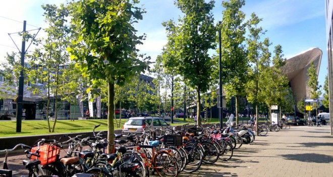 Роттердамская велопарковка