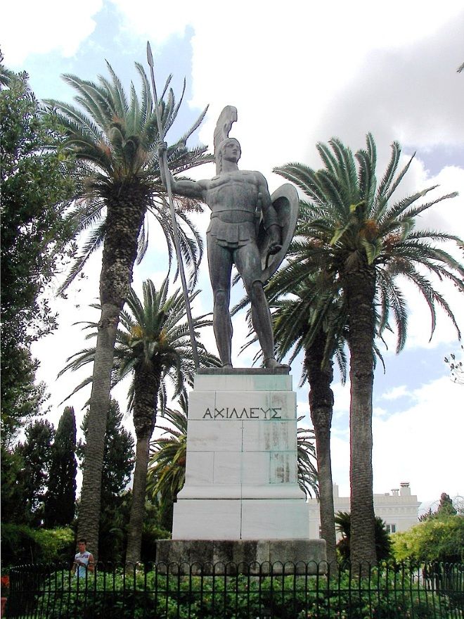 Еще одна статуя Ахилла в Ахиллионе